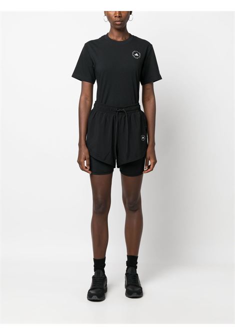 T-shirt a maniche corte truecasuals in nero Adidas by stella mc cartney - donna ADIDAS BY STELLA MC CARTNEY | HR9170BLK